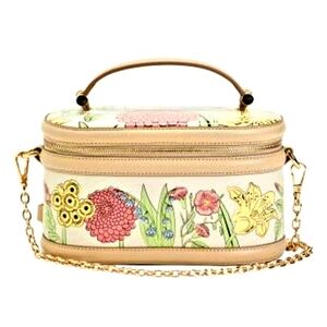 RADLEY LONDON Floral Cllll Bag - Cream and Tan